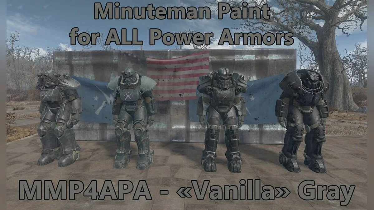 Fallout 4 — Nuevo color para servoarmadura al estilo de la facción Minutemen (MMP4APA) [0.965]