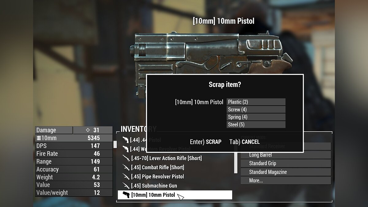 Fallout 4 — More Weapon Scrap [1.02]