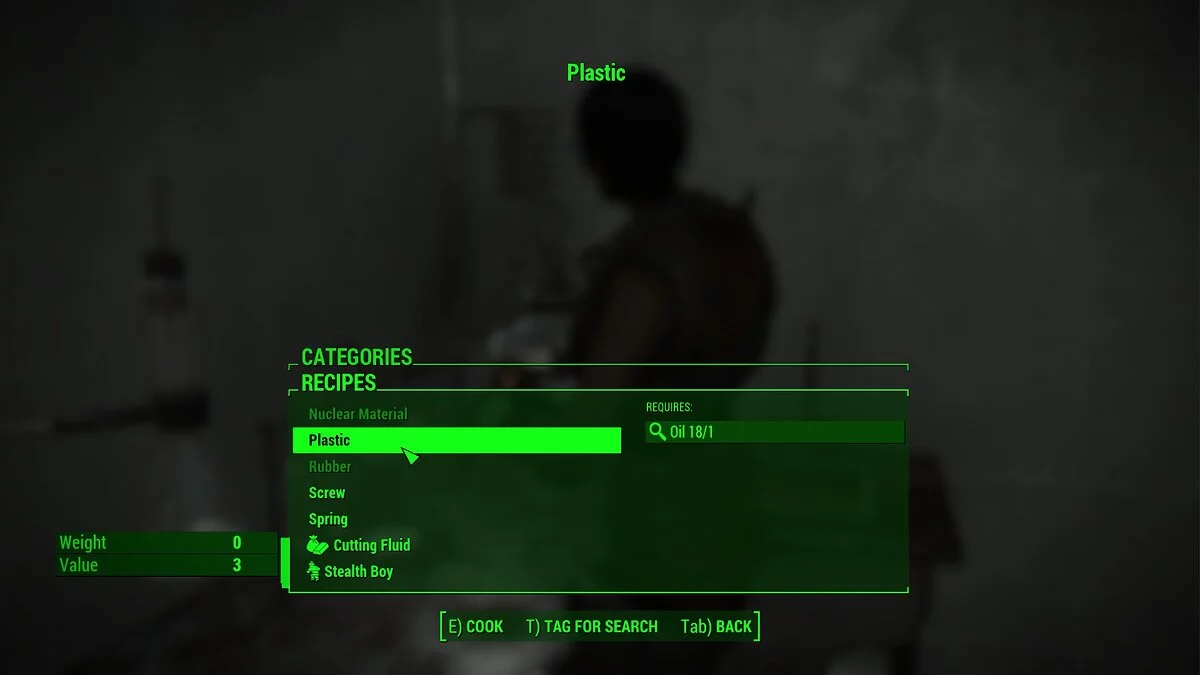 Fallout 4 — Crear materiales a partir de la basura (Componentes elaborables) [1.2]