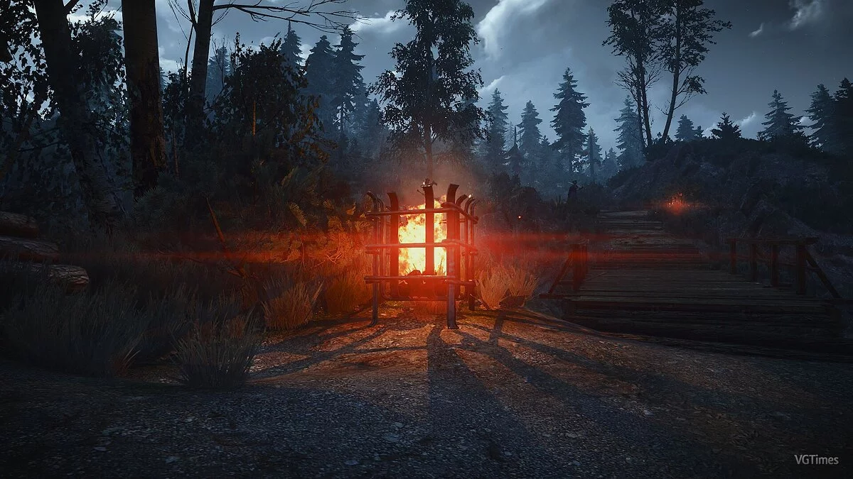 The Witcher 3: Wild Hunt — Улучшенные эффекты огня и факелов (E3 Flares) [1.2]