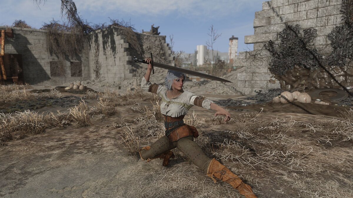 Fallout 4 — Ciri from The Witcher (Ciri the Companion) [1.1]