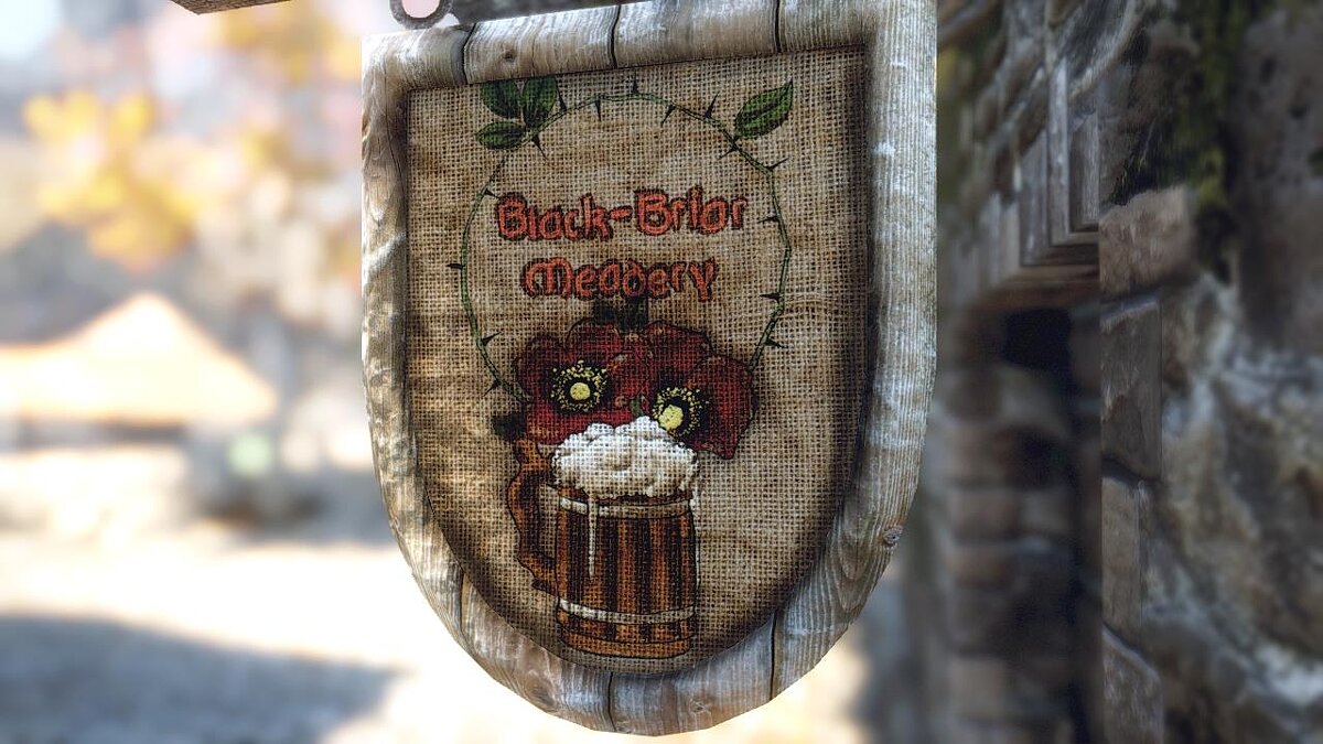 Elder Scrolls 5: Skyrim Special Edition — Updated signs for establishments (Unique Hand Made Signs) [1.0]