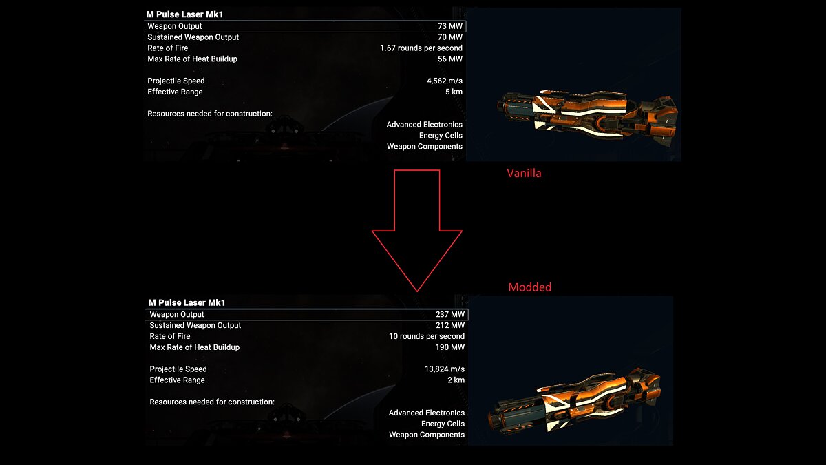 X4: Foundations — Rebalance of weapons, shields and ships (Shield and Weapon Overhaul) [1.74]