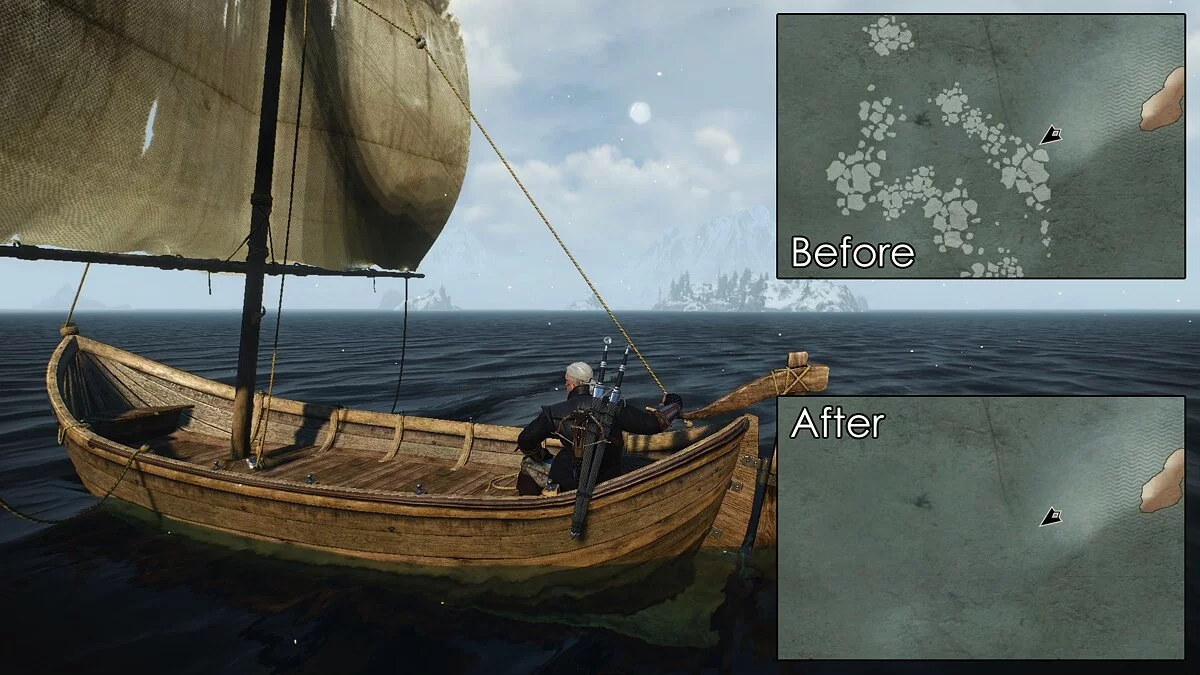 The Witcher 3: Wild Hunt — Доработанная карта мира (World Map Fixes) [0.3]