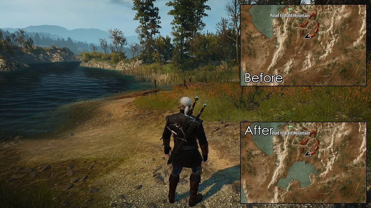 The Witcher 3: Wild Hunt — Доработанная карта мира (World Map Fixes) [0.3]
