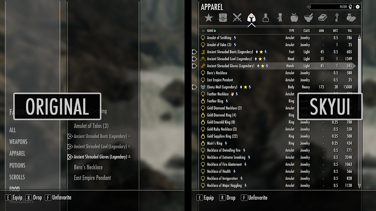 The Elder Scrolls 5: Skyrim — Updated game interface (SkyUI) [5.1]