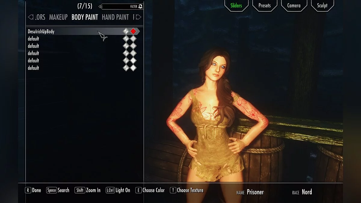 The Elder Scrolls 5: Skyrim — Improved character creation menu (RaceMenu) [3.4.5]