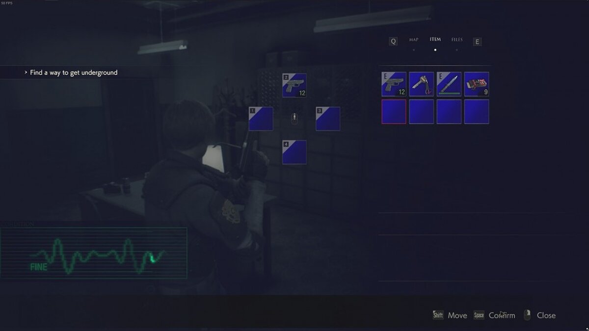 Resident Evil 2 — Old school interface (Classic UI) [1.0]