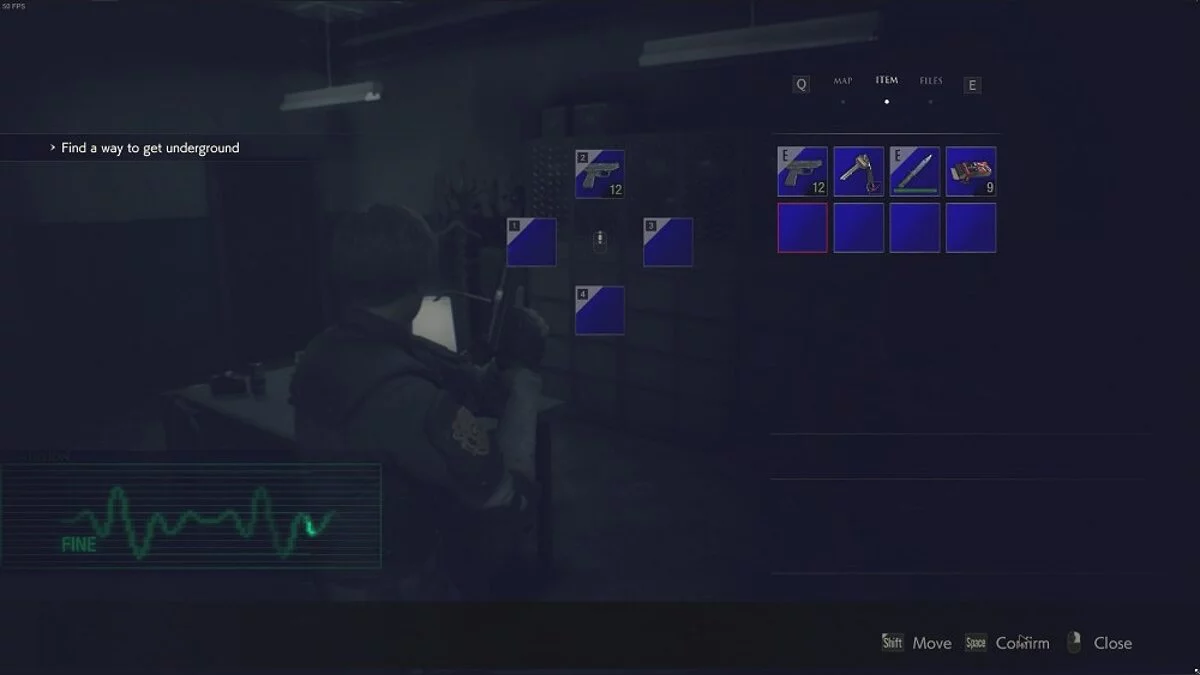 Resident Evil 2 — Old school interface (Classic UI) [1.0]