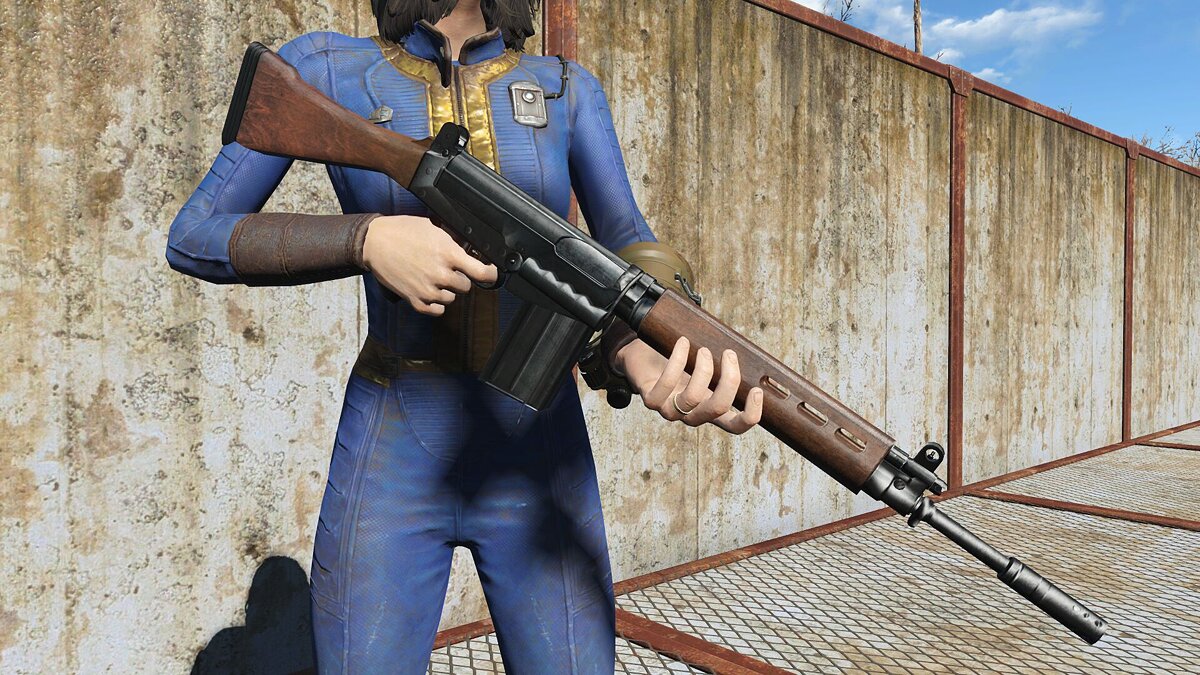 Fallout 4 — Assault rifle FN-FAL (FN-FAL) [1.4.1]