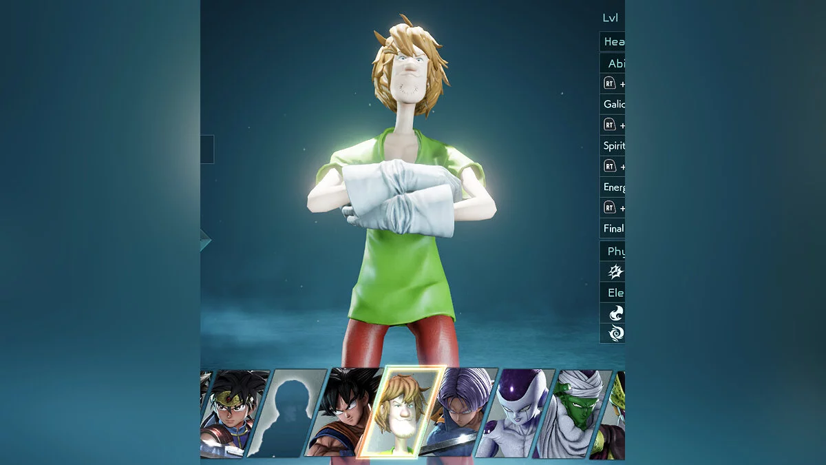 Jump Force — Shaggy from Scooby-Doo is a playable character with a substitute voice.