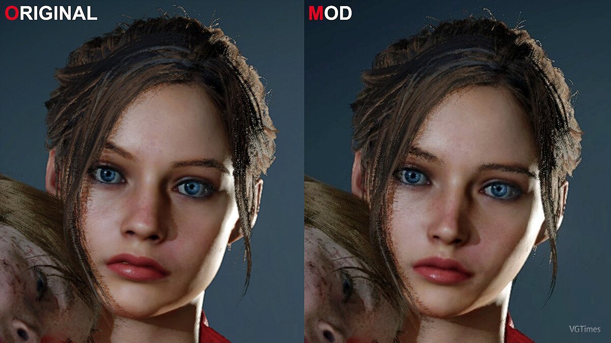 Resident Evil 2 — Claire-ish Claire Face Mod [1.0]