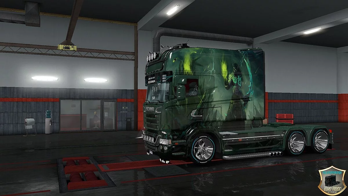 Euro Truck Simulator 2 — Скин Voin для Scania RS Longline [1.0]