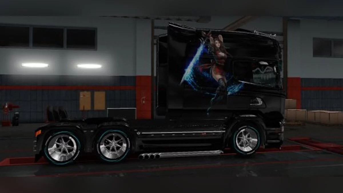 Euro Truck Simulator 2 — Скин Voitelnica v1 для Scania RS Longline [1.0]