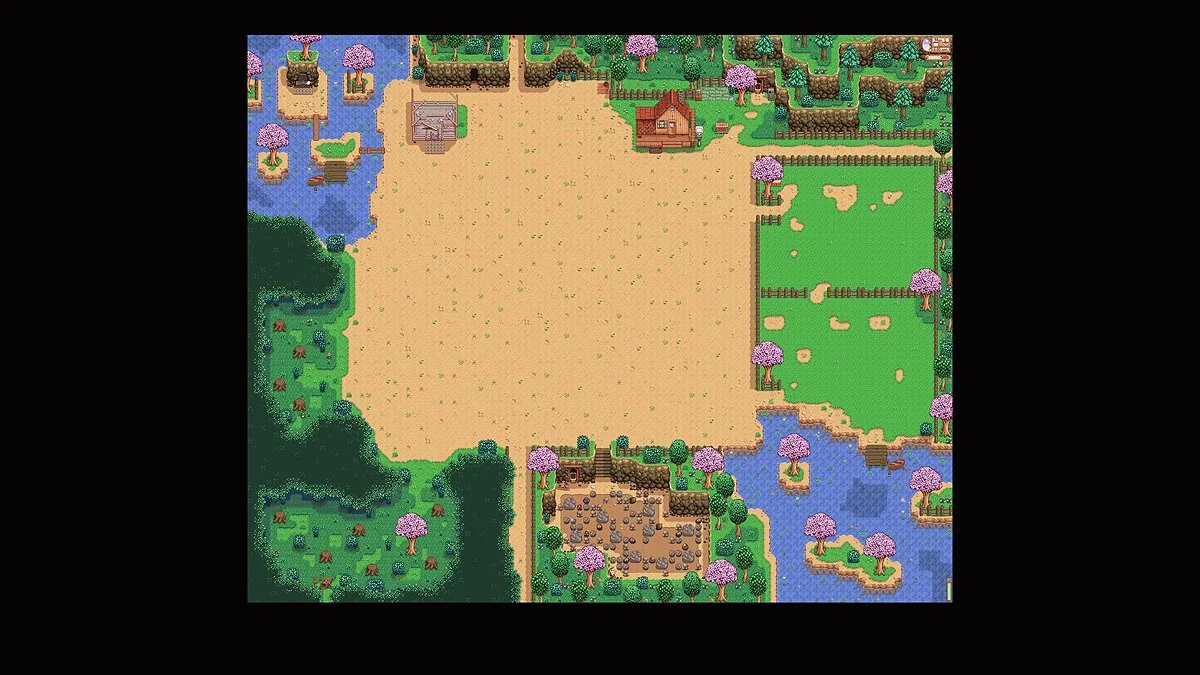 Stardew Valley — Новая ферма: большой размер и раздельные области (Farm Extended) [1.1]