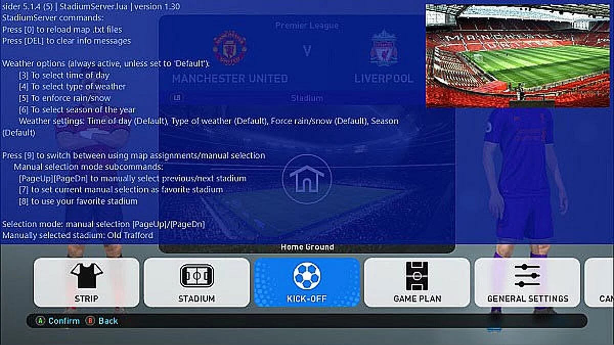 Pro Evolution Soccer 2019 — Stadium Server v1.3 for Sider 5.1.4