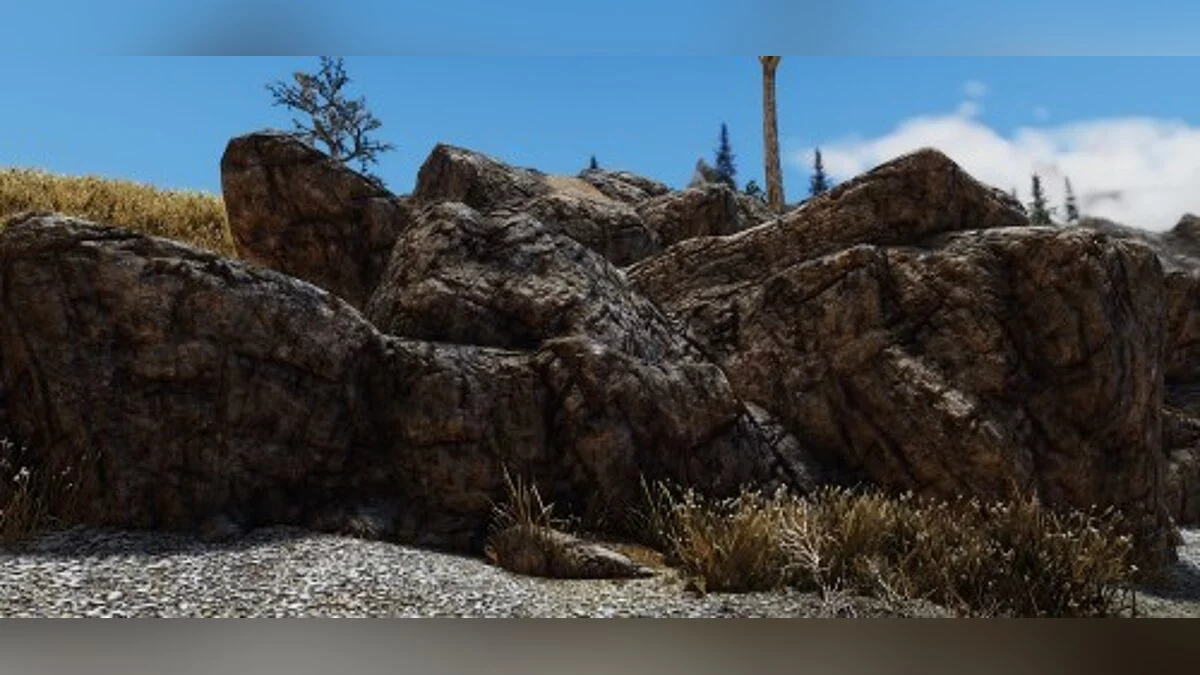 The Elder Scrolls 5: Skyrim — Новые текстуры обрывов и скал (Cliffs of Skyrim) [1.0] 