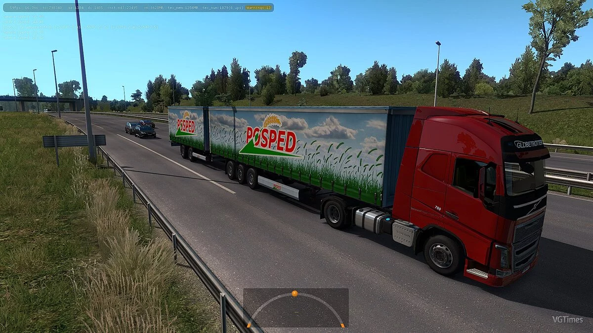 Euro Truck Simulator 2 — Двойные Прицепы в Трафик [1.34]
