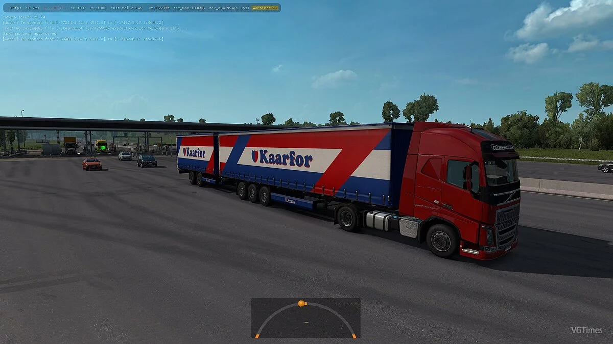 Euro Truck Simulator 2 — Двойные Прицепы в Трафик [1.34]