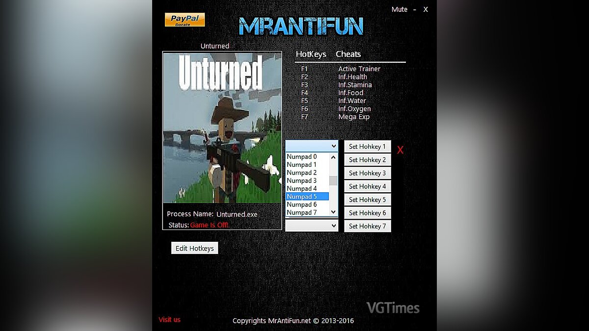 Unturned — Trainer (+6) [3.29.2.1]