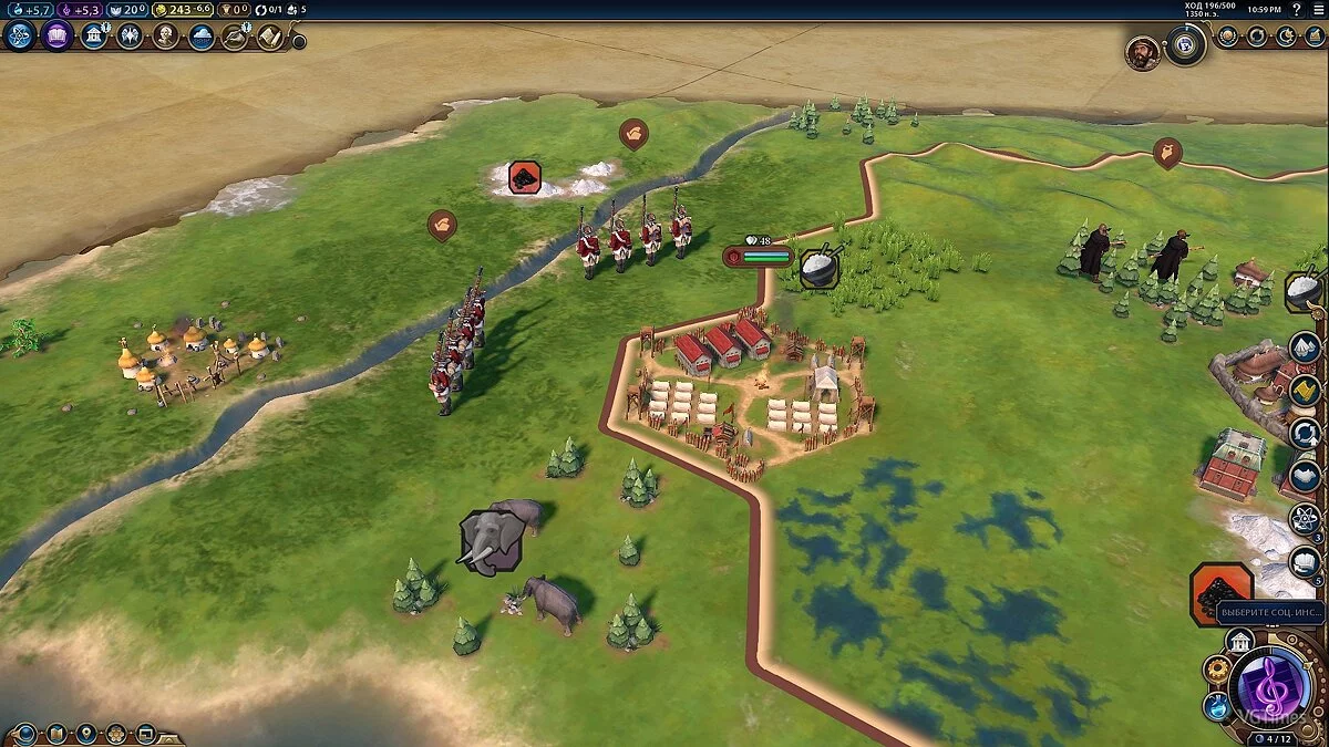 Sid Meier&#039;s Civilization 6 — Иван Грозный IV в качестве лидера России