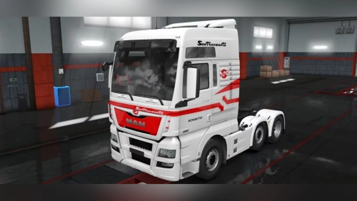 Euro Truck Simulator 2 — Скин Sovtransavto для MAN TGX Euro 6 [1.0]