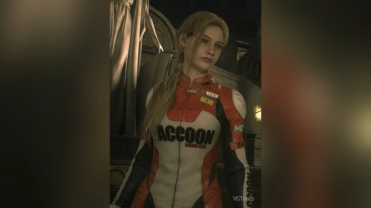Resident Evil 2 — Клэр с одеждой Эльзы и волосами Аннет (блондинка) [1.0]