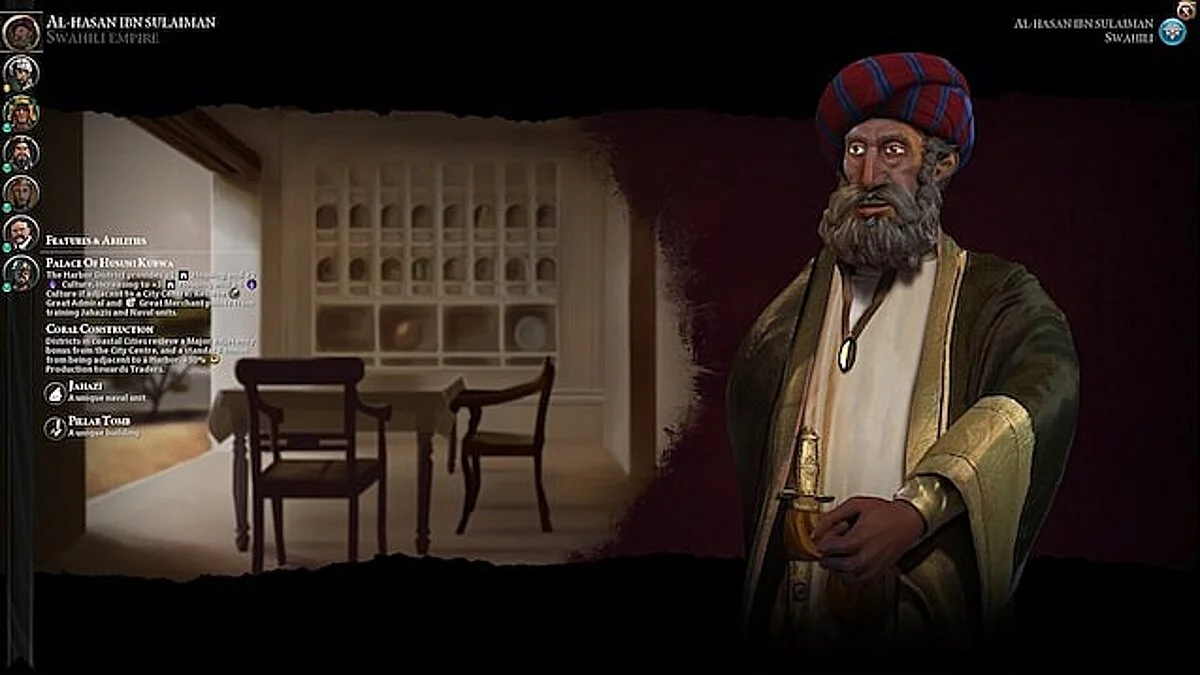 Sid Meier&#039;s Civilization 6 — Swahil Al-Hasan ibn Suleiman (RUS) [1.0]