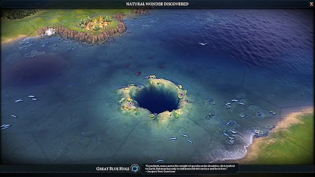 Sid Meier&#039;s Civilization 6 — Natural Wonder: "Great Blue Hole" [1.0]