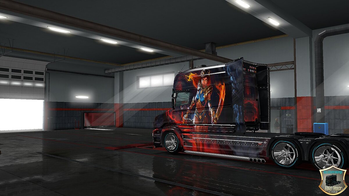 Euro Truck Simulator 2 — "Priestess" for Scania T Longline