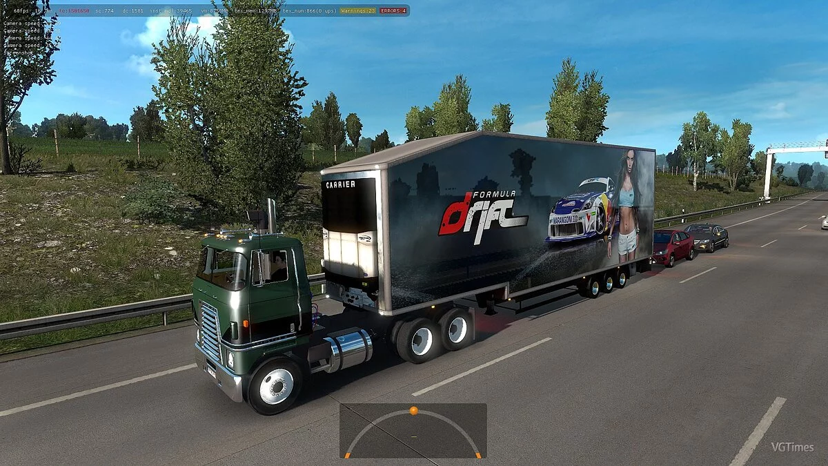 Euro Truck Simulator 2 — Двухэтажные трейлеры в трафик для 1.34.x [1.0]