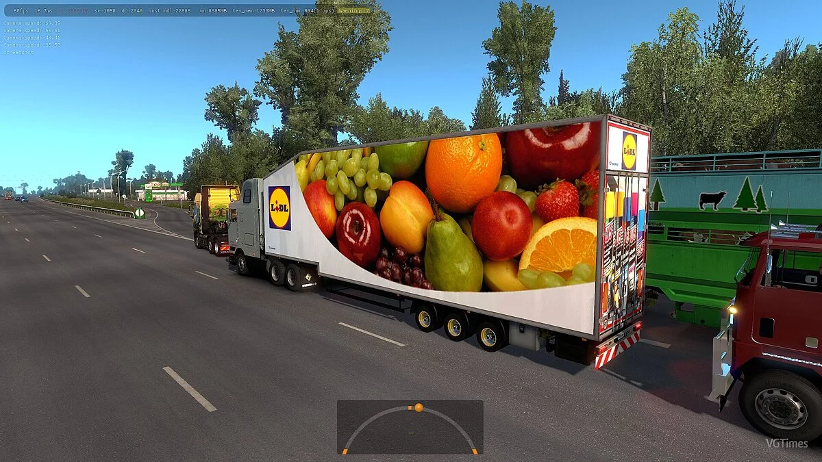 Euro Truck Simulator 2 — Двухэтажные трейлеры в трафик для 1.34.x [1.0]