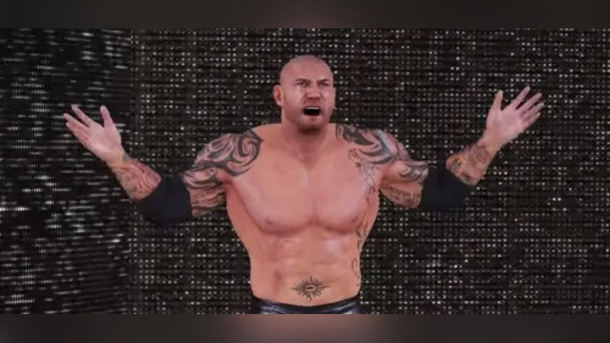 WWE 2K19 — Bastista instead of Titantron (Bastista Updated GFX MOD) [1.0]