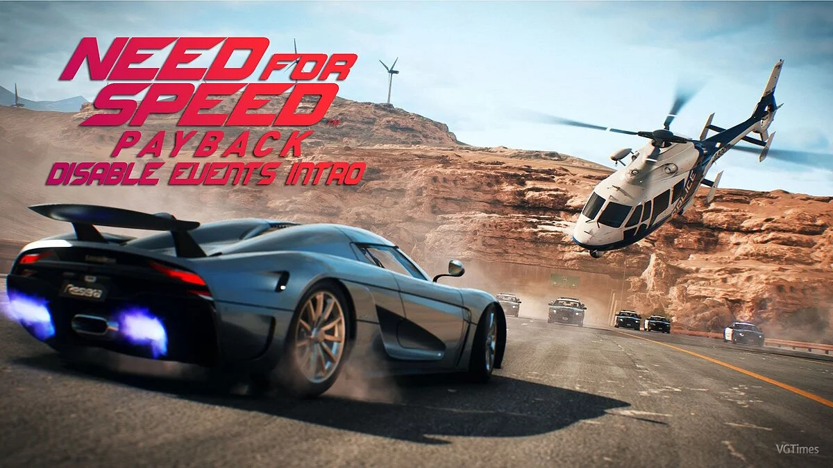 Need for Speed Payback — Deshabilitar introducción a eventos [1.0]