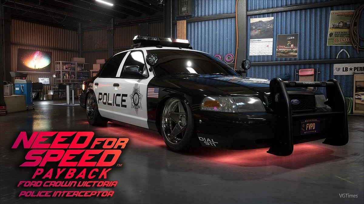 Need for Speed Payback — Coche de policía Ford Crown Victoria [1.0]