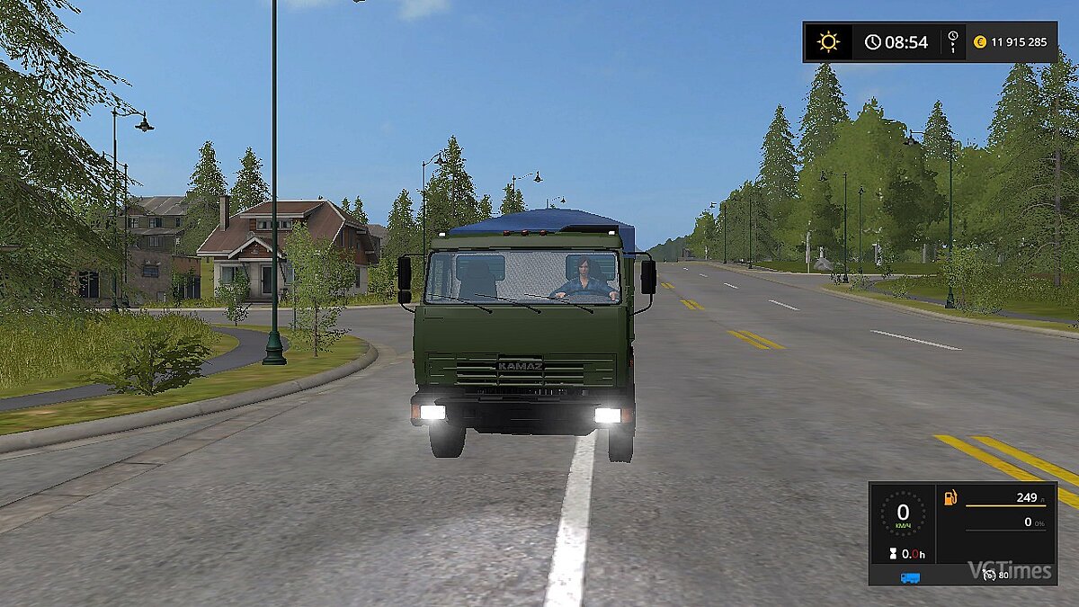 Farming Simulator 17 — Dump truck KamAZ 45143 [1.0]