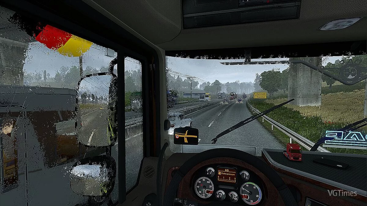 Euro Truck Simulator 2 — Эффект погоды: Дождь
