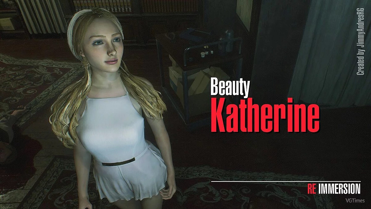 Resident Evil 2 — Katherine Warren's Enhanced Face