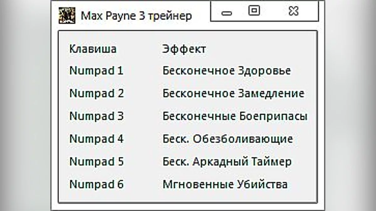 Max Payne 3 — Entrenador (+6) [1.0.0.196]