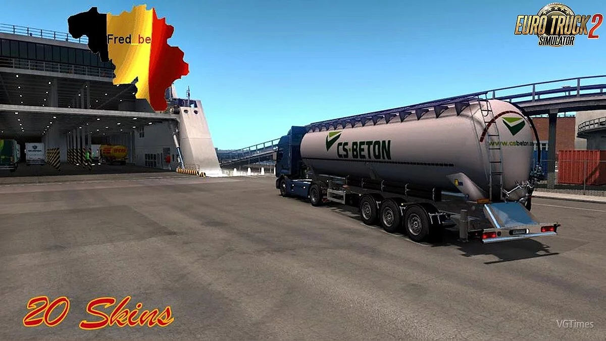 Euro Truck Simulator 2 — Cement tankers