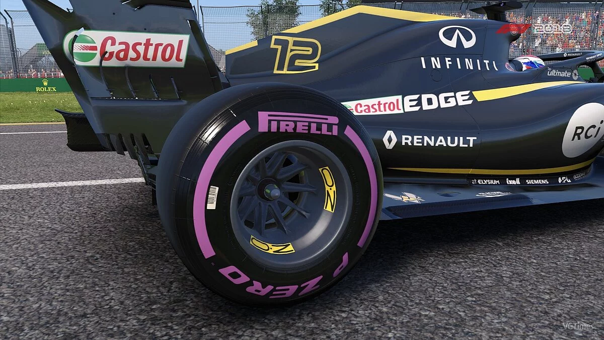 F1 2018 — Поліпшені текстури шин