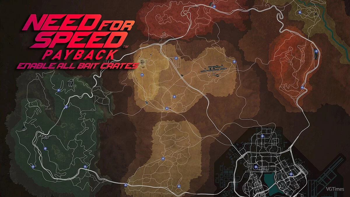 Need for Speed Payback — Activación de todos los señuelos.