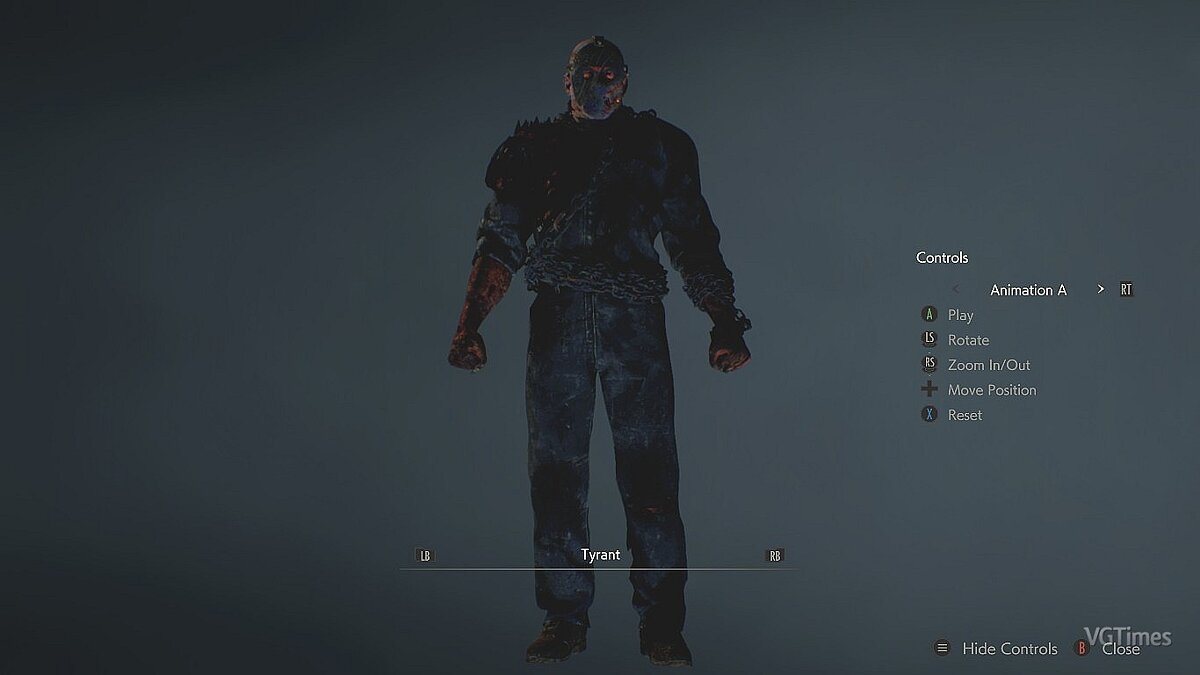 Resident Evil 2 — Jason Voorhees instead of Tyrant [1.0]