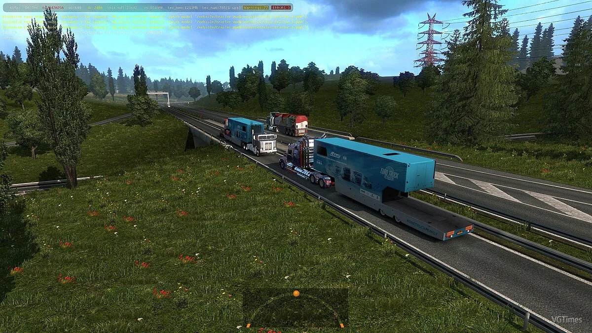 Euro Truck Simulator 2 — Auto Racing SCS ETRC to AI Traffic [1.0]