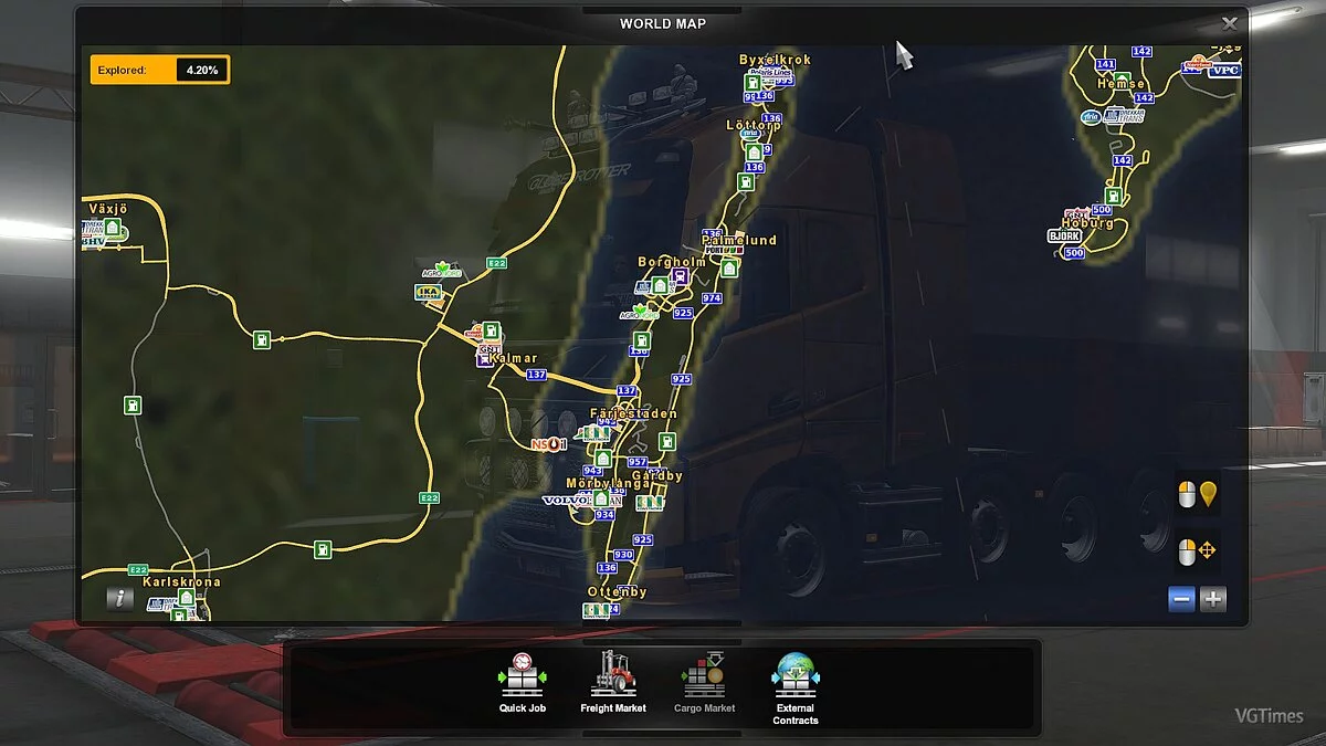 Euro Truck Simulator 2 — Карта Шведских островов Gotland и land v1.02 ETS2 1.34.x"