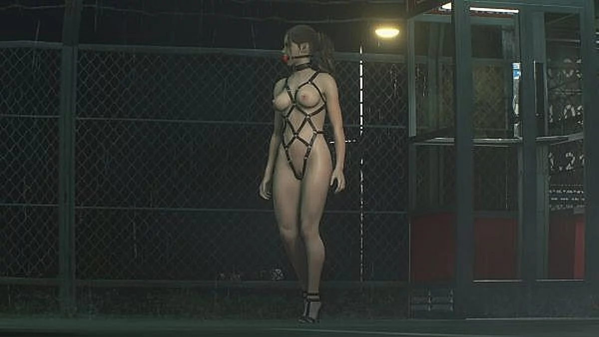 Resident Evil 2 — БДСМ-костюм Клэр без кляпа
