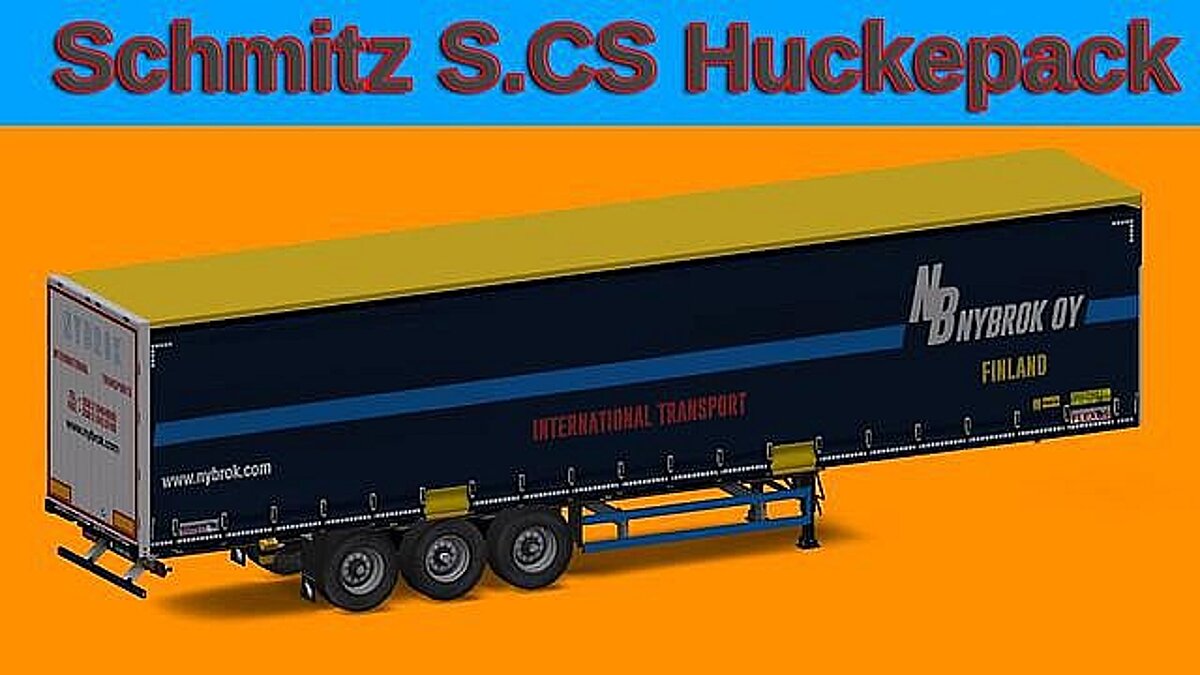 Euro Truck Simulator 2 — Schmitz Hupa Curtain trailer