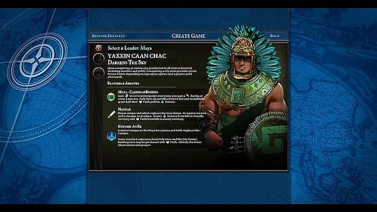 Sid Meier's Civilization 6 — Майя: Ікін-Чан-Кавіль та Пакаль