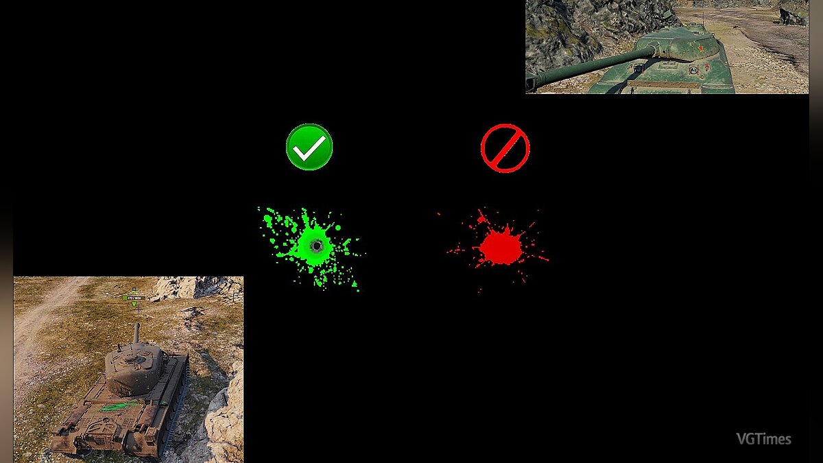 World of Tanks — Colored Marks of Hits [1.0]