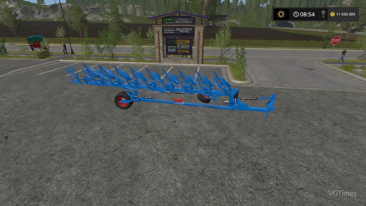 Farming Simulator 17 — Semi-mounted plow LEMKEN DIAMANT 12 [1.0]